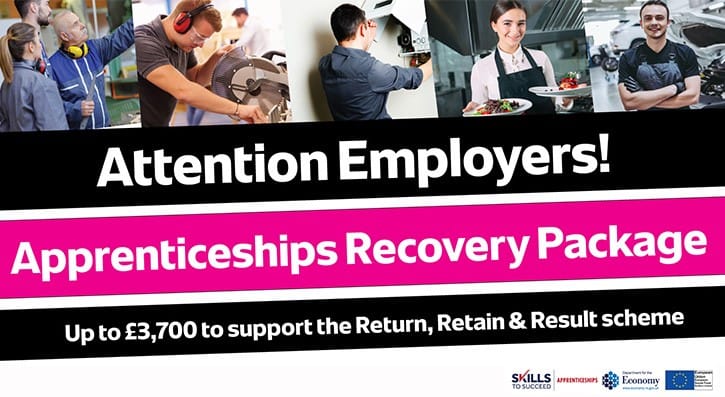 The Return Retain and Result Scheme, which offers up to £3,700 to employers for each eligible formerly furloughed apprentice to support their return from furlough, retention and successful apprenticeship completion, has now opened for applications.